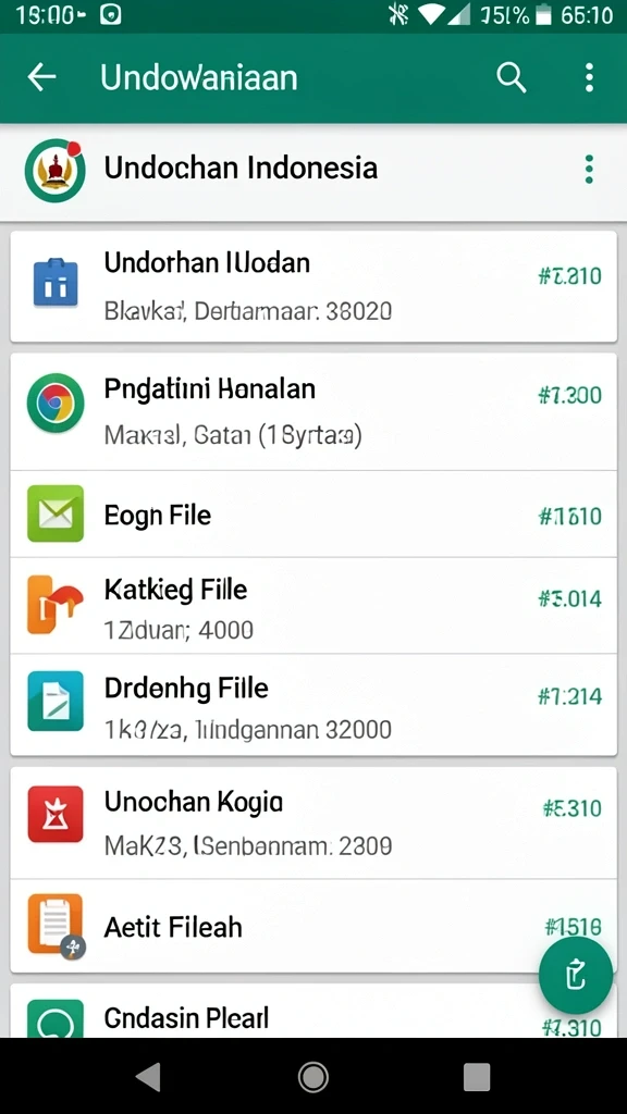 Tampilan antarmuka yang modern dan menarik.