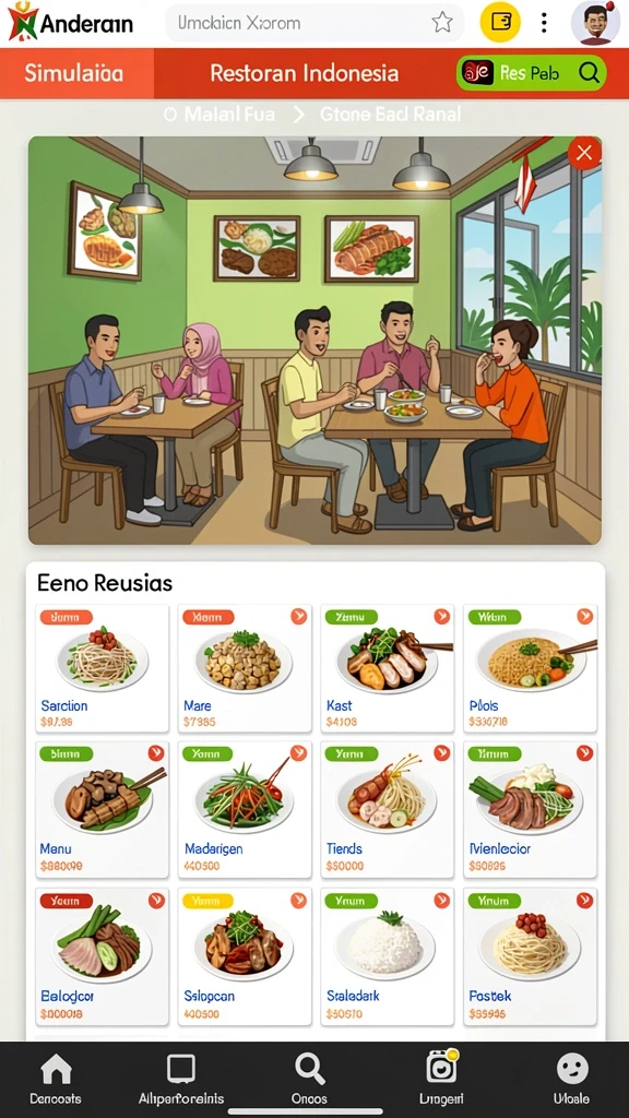 Tampilan antarmuka yang menarik dan mudah digunakan.