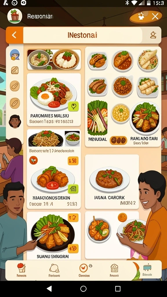 Beragam pilihan permainan yang seru dan menantang.