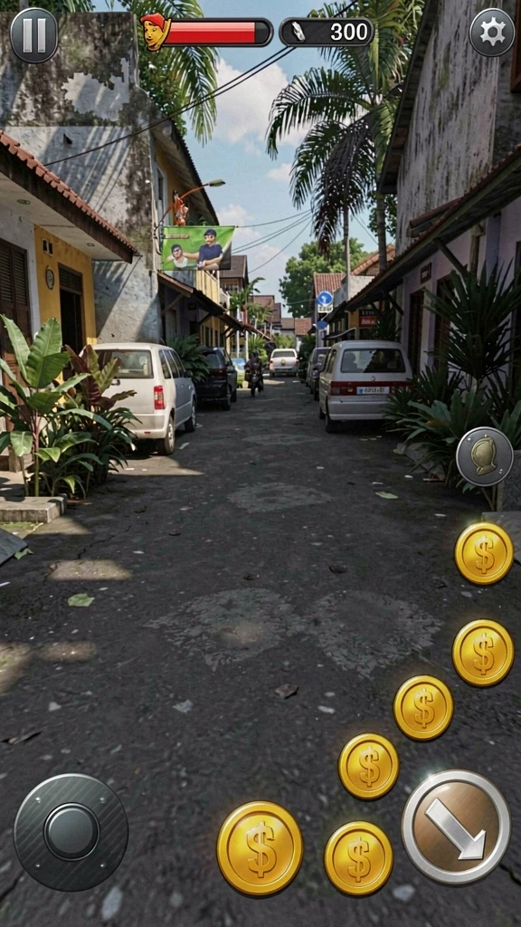 Antarmuka permainan slot yang mudah digunakan.