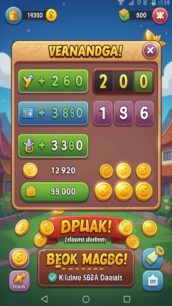 Screenshot dari permainan slot yang menarik.