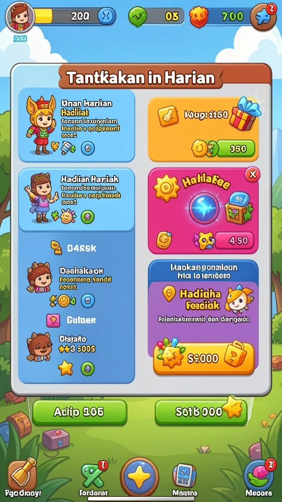 Mode permainan multiplayer yang seru dan interaktif.