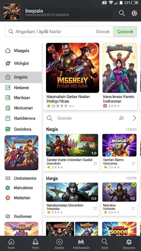 Tantangan level yang seru dan penuh kejutan.