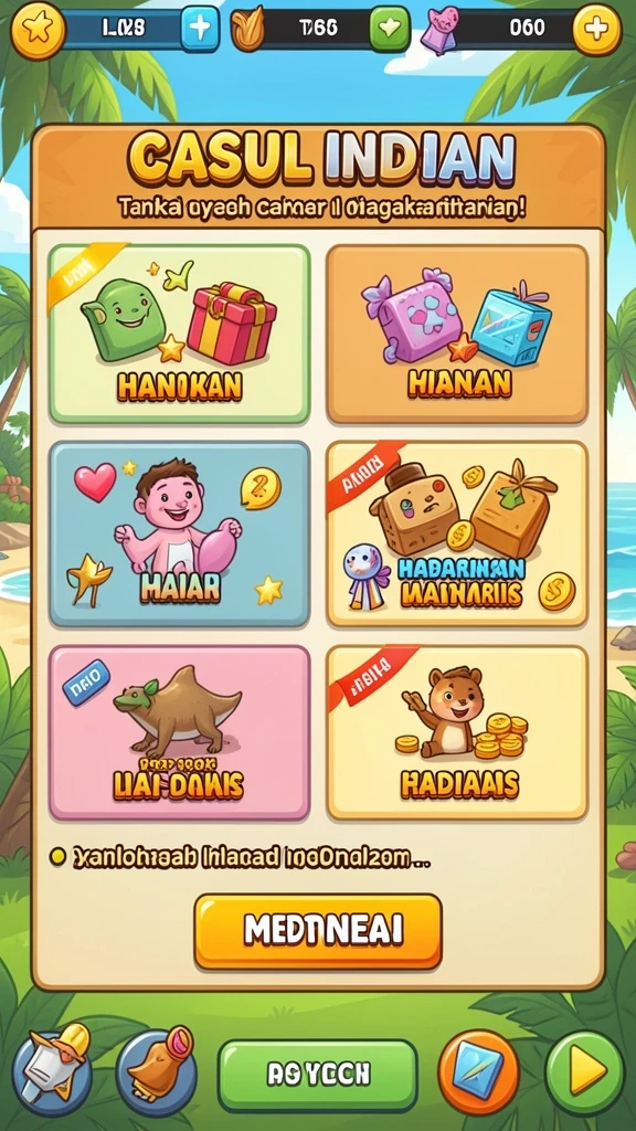 Menampilkan variasi permainan yang menarik.