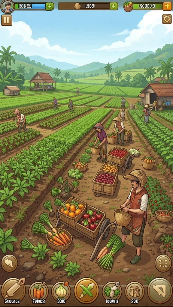 Pemandangan grafik yang indah dalam setiap level permainan.