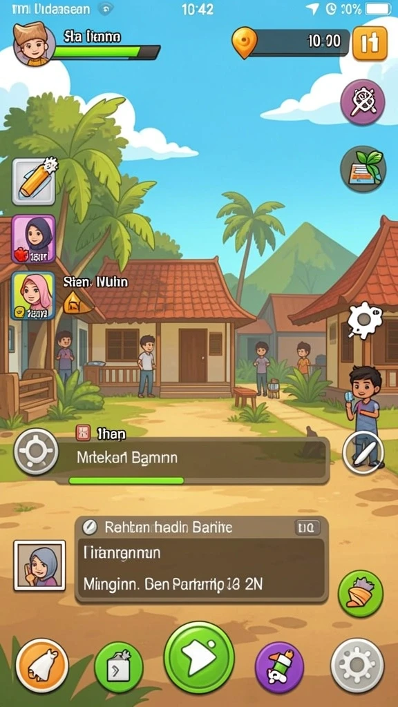 Komunitas aktif yang mendukung interaksi antar pemain.