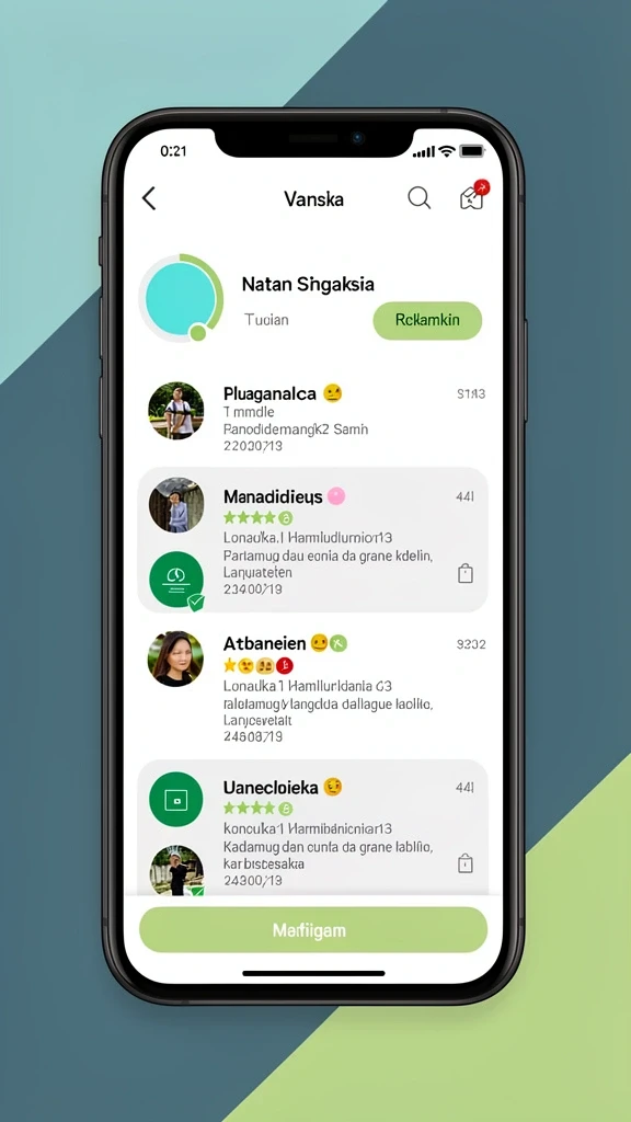 Tampilan menu utama yang intuitif dan mudah digunakan.