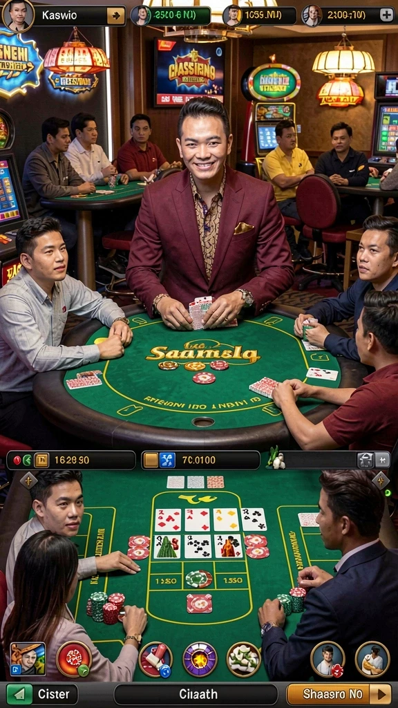 Beragam permainan yang siap memanjakan pemain.