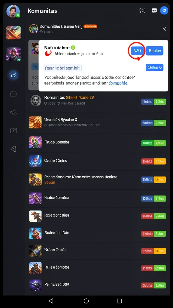 Tangkapan layar saat pemain berada di tengah kompetisi multiplayer.
