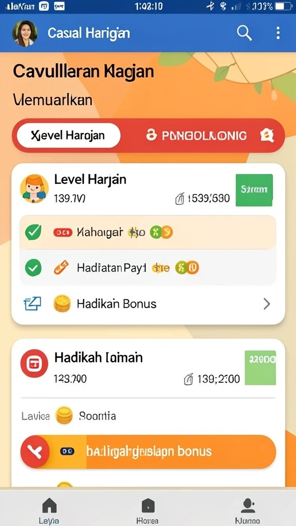 Sistem reward yang memberi banyak bonus menarik.