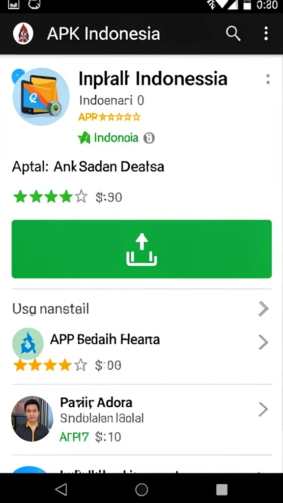 Tampilan antarmuka aplikasi yang menarik dan mudah digunakan.
