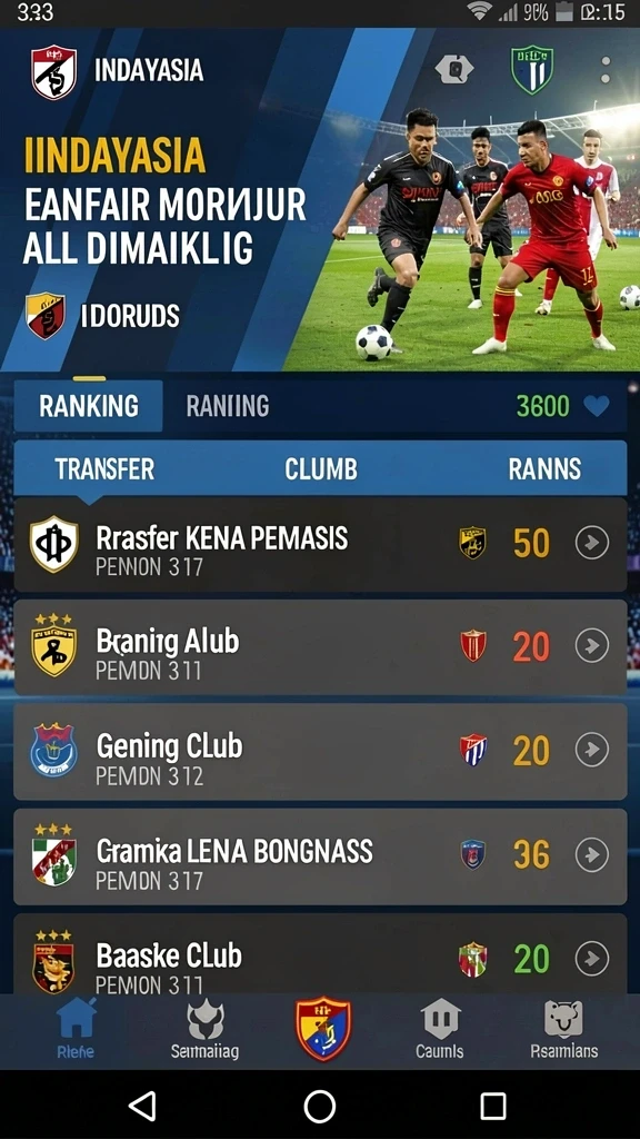 Banyak pilihan tema menarik dengan grafik memukau.
