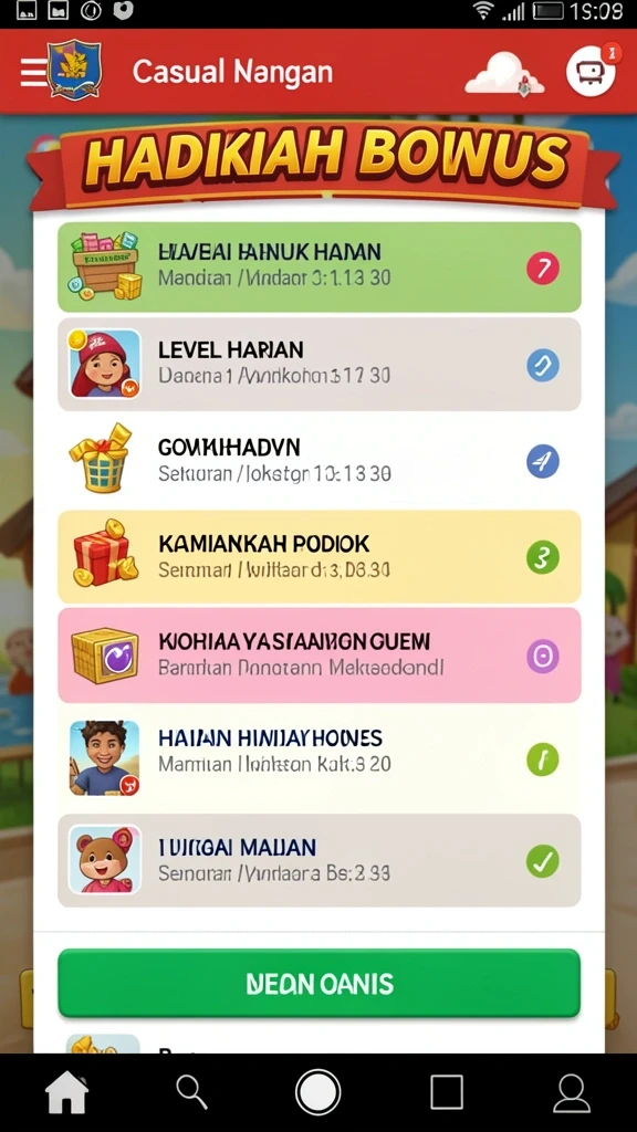 Beragam pilihan permainan dari klasik hingga modern.