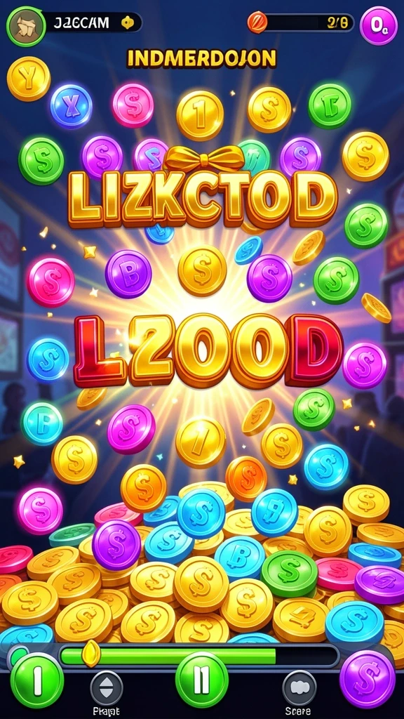Screenshot yang menunjukkan berbagai pilihan permainan slot.