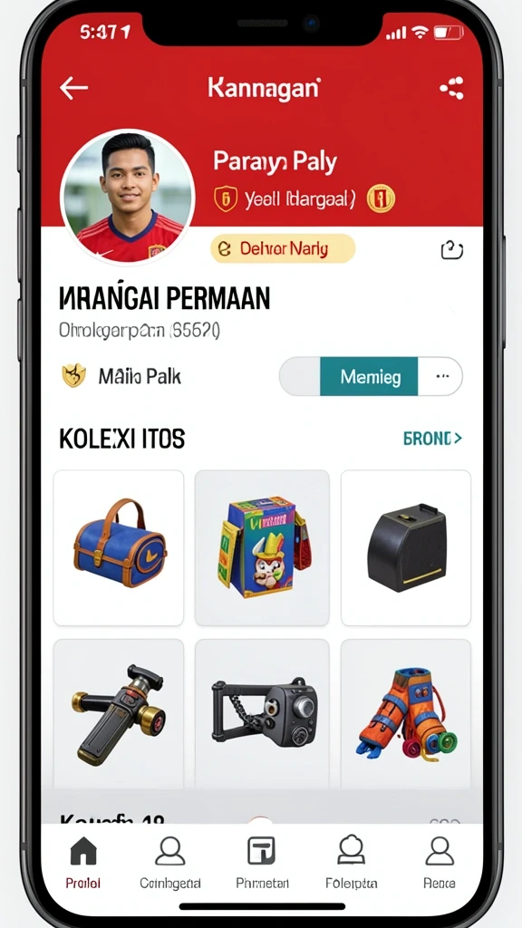 Tampilan antarmuka MIMINBET yang modern dan menarik.