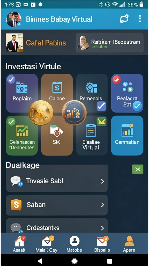 Tampilan menu utama N9TURBO yang menarik.