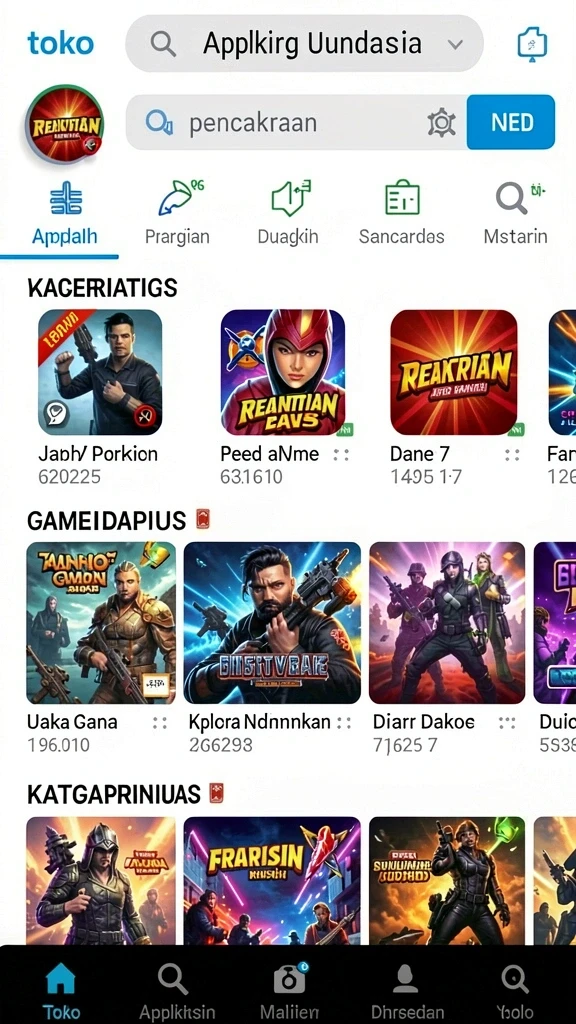 Aksi seru dalam permainan yang penuh tantangan.