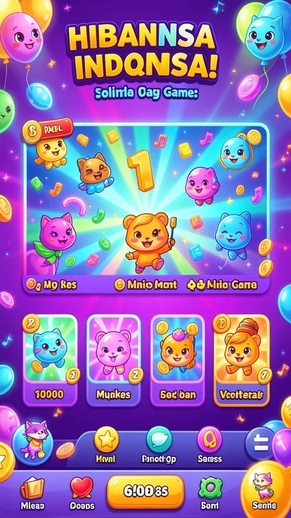 Fitur undian langsung yang mudah diakses.