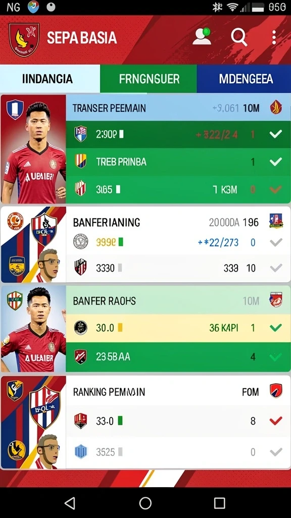 Tampilan antarmuka yang modern dan menarik.