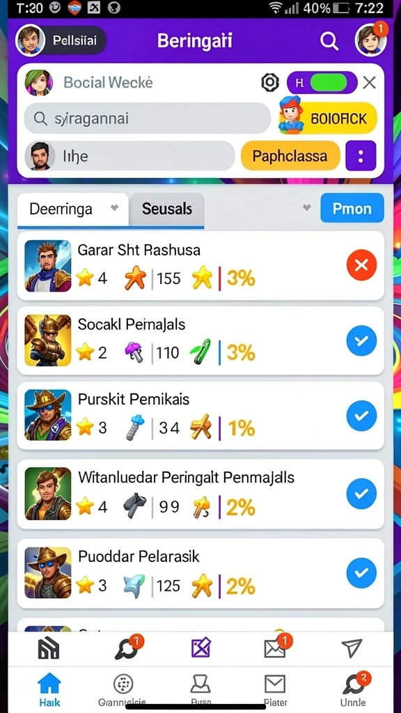 Pengalaman bermain yang seru dan memikat.