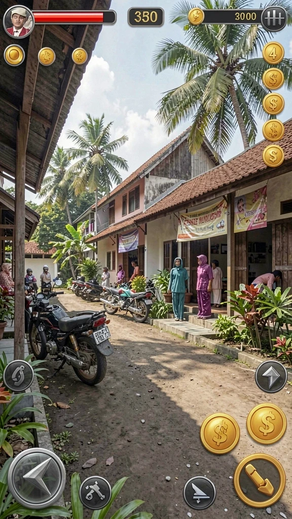 Komunitas aktif di dalam game untuk interaksi.