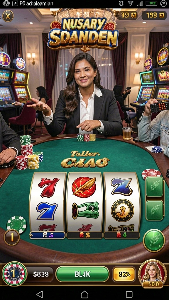 Beragam permainan judi online yang tersedia dalam aplikasi.