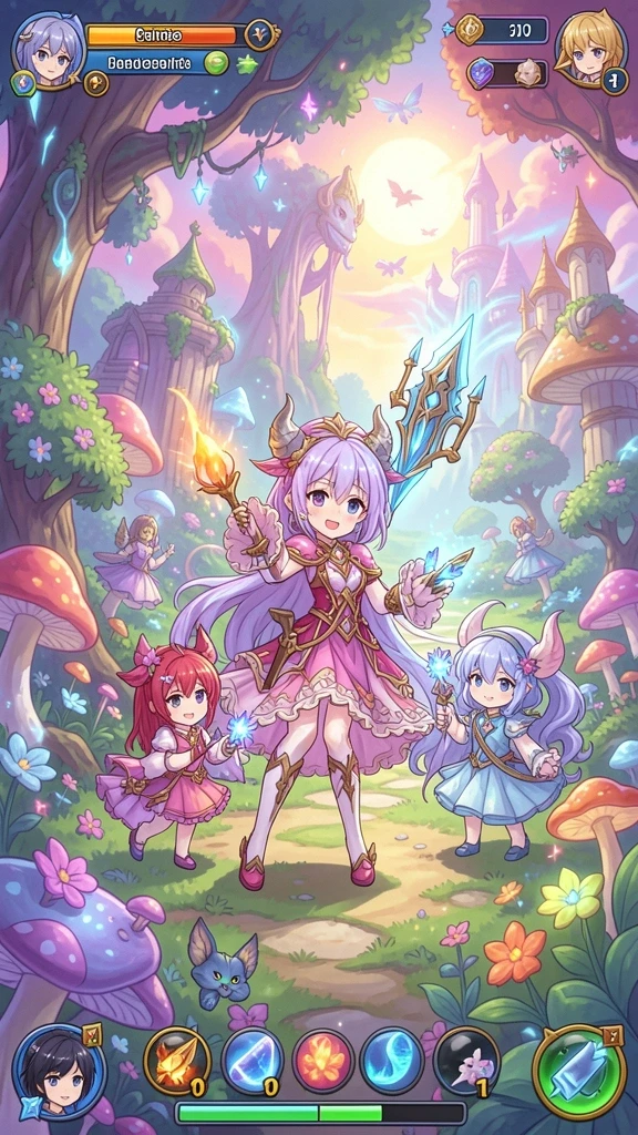 Antarmuka yang memudahkan navigasi dan akses ke game.