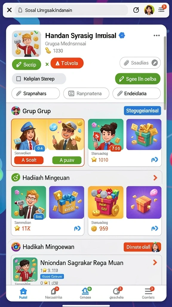Tampilan antarmuka yang menarik dan mudah dinavigasi.