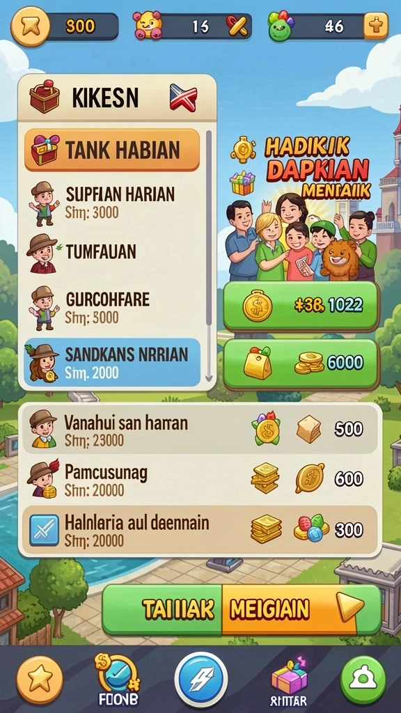 Sistem reward yang memberikan bonus menarik bagi pengguna.