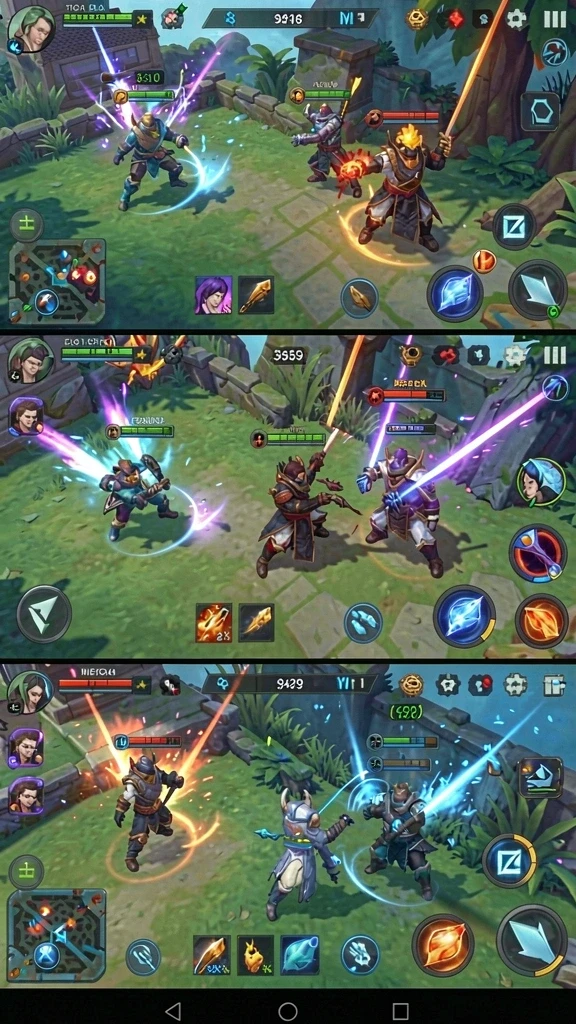 Mode multiplayer yang memungkinkan kompetisi real-time.