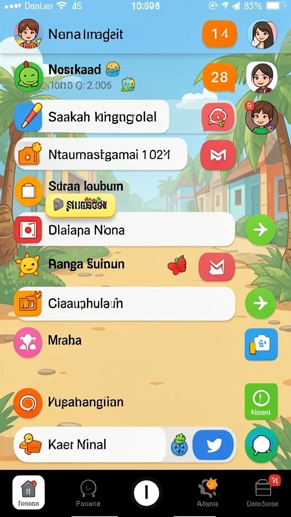 Momen seru saat bertarung melawan pemain lain.