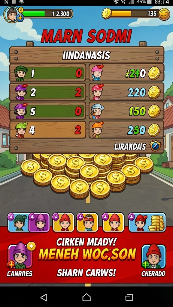 Gameplay yang menantang dan adiktif.