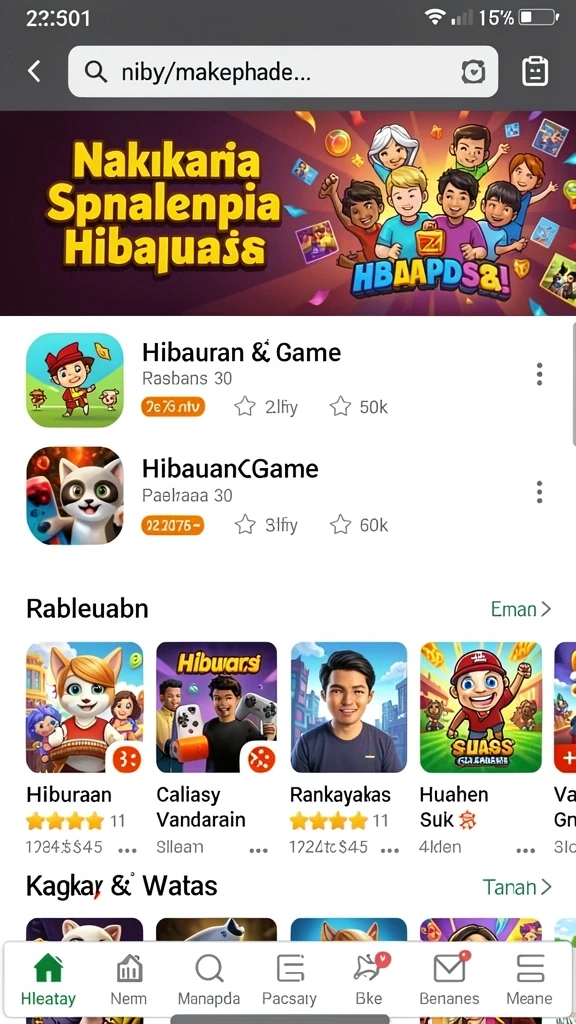 Tampilan antarmuka yang menarik dan intuitif.