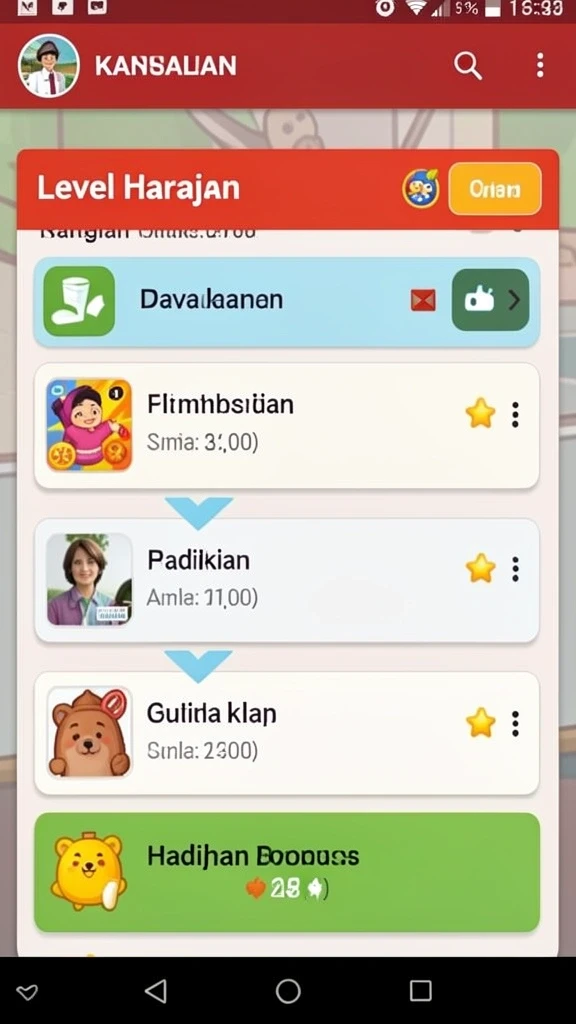 Tampilan antarmuka yang menarik dan mudah digunakan.