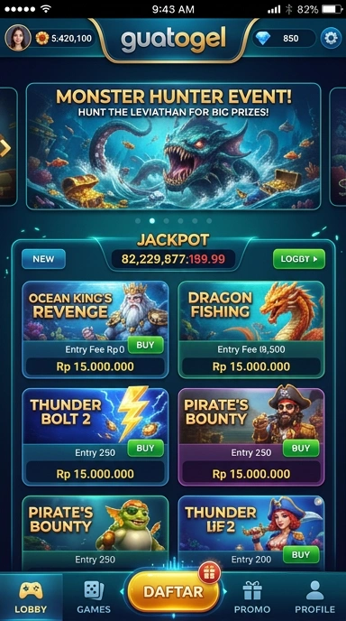 guatogel — menu pengaturan